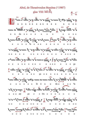 Chinonice Duminicale, partea a III - a - PDF - Comori Psaltice - partituri psaltice