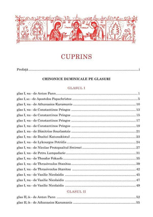 Chinonice Duminicale, partea a III - a - PDF - Comori Psaltice - partituri psaltice