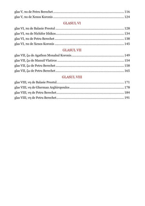 Chinonice Duminicale, partea I - format fizic/PDF - Comori Psaltice - partituri psaltice